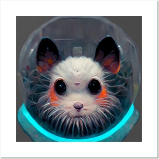 Space Hampster Posters and Art